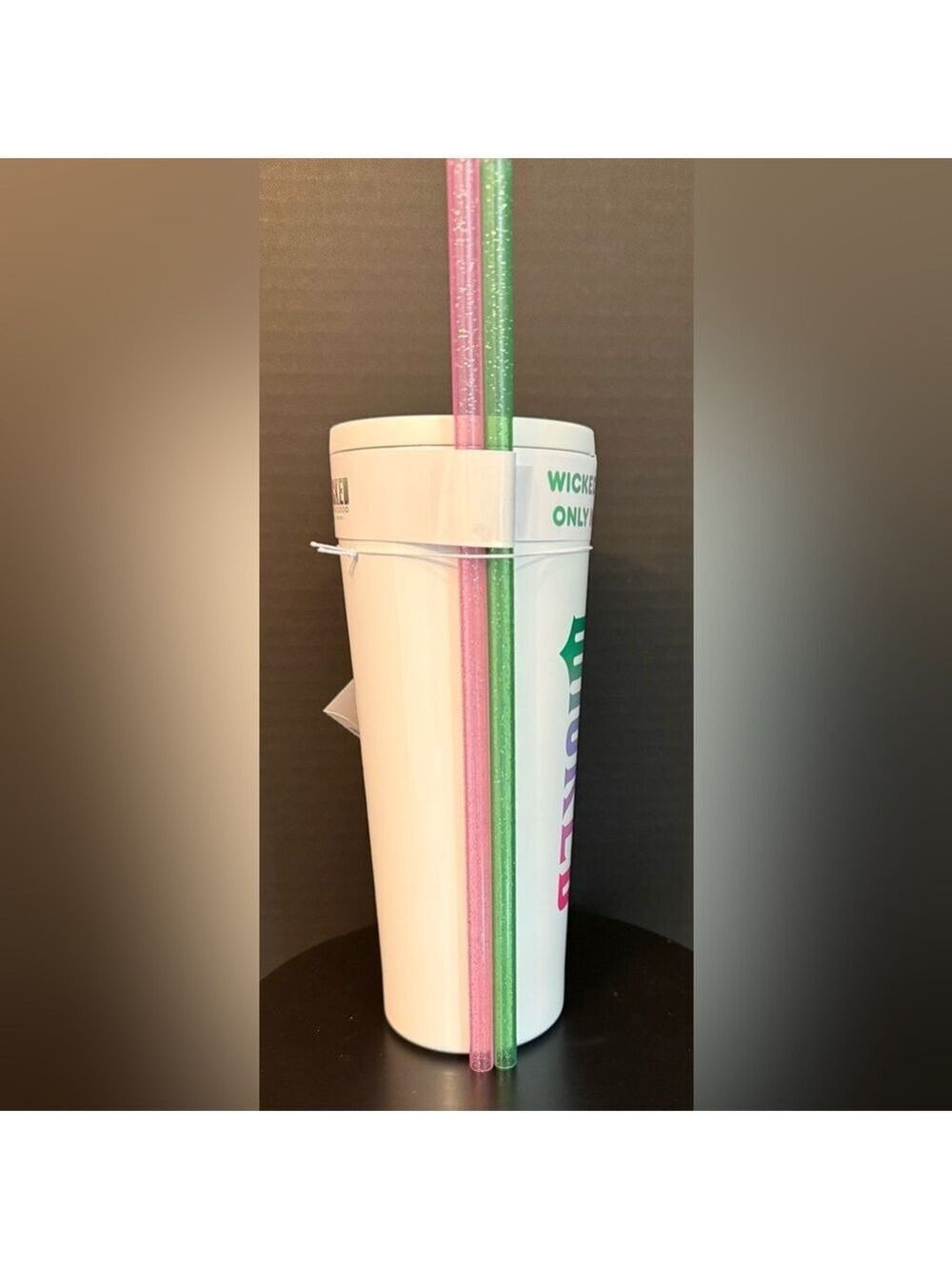 NEW Dunkin’ x Wicked “For Good” Stainless Steel Tumbler Cup 20oz Limited Edition - Picture 3 of 5